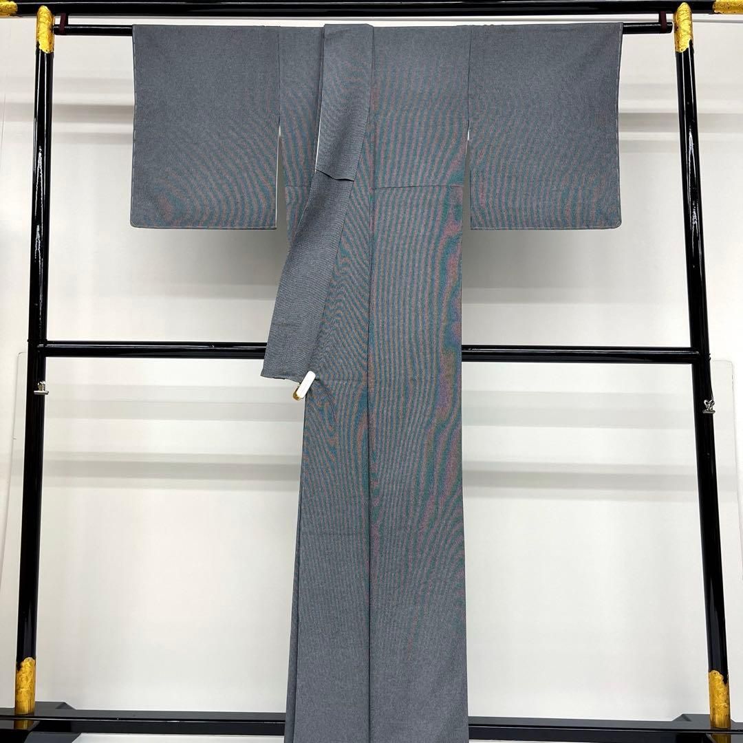 着物と帯 時流】ポ2653s◇洗える江戸小紋◇万筋 未使用品 黒 - メルカリ