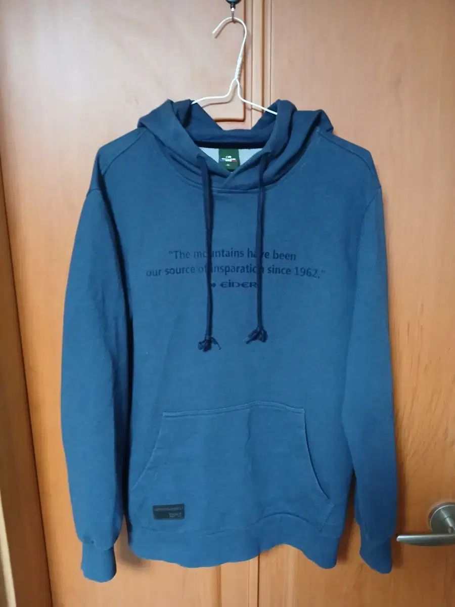 EIDER フードTシャツ ブルー