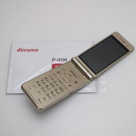 新品未使用 P-01H ゴールド本体 即日発送 ガラケー ガラケー DoCoMo