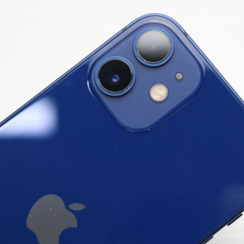 新品同様 SIMフリー iPhone12 mini 64GB ブルー 即日発送 スマホ 白