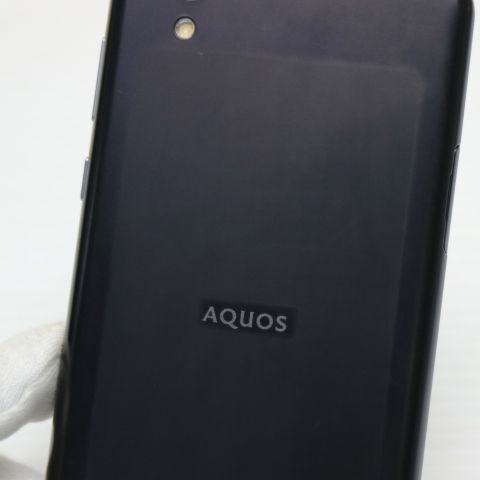 超美品 702SH AQUOS sense basic ブラック スマホ 本体 白ロム 土日祝