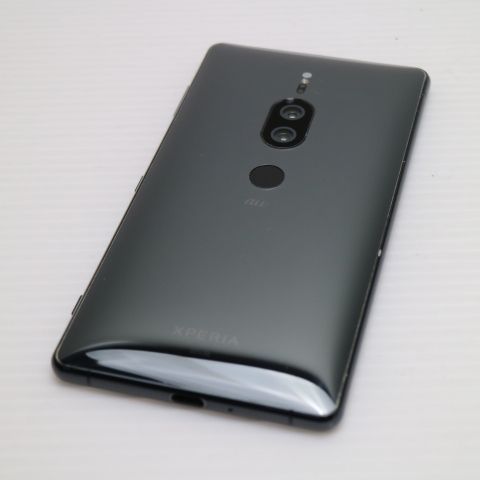美品 SOV38 Xperia XZ2 Premium ブラック スマホ 即日発送 スマホ 白