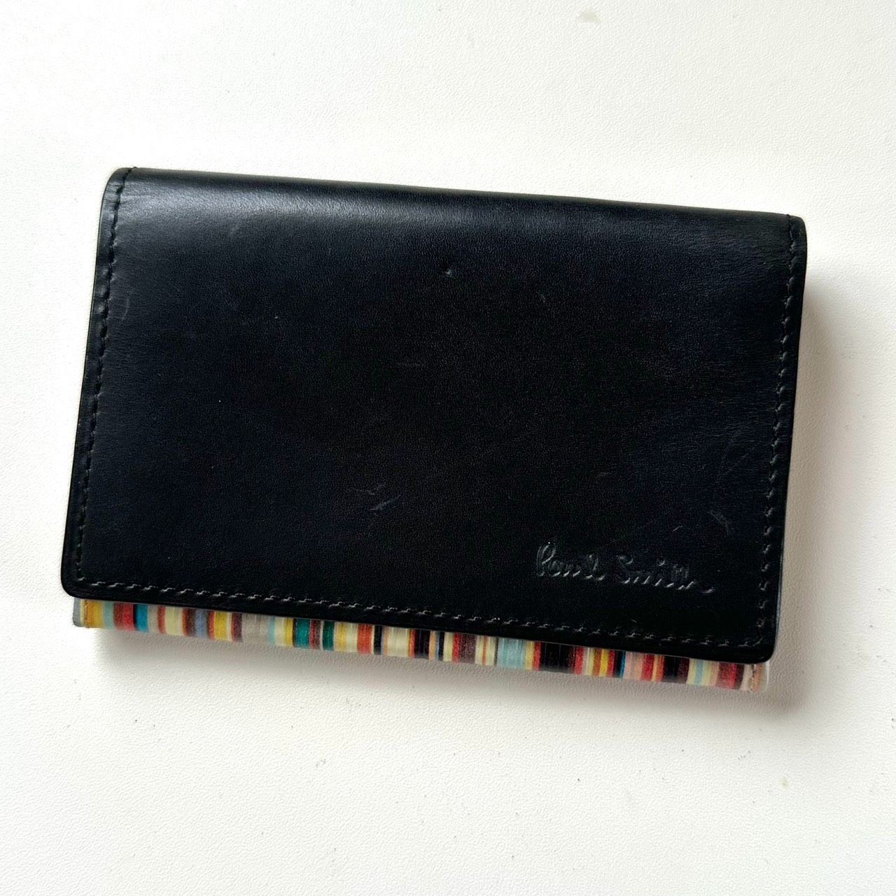 ポールスミス Paul Smith 名刺入れ カードケース マルチストライプ