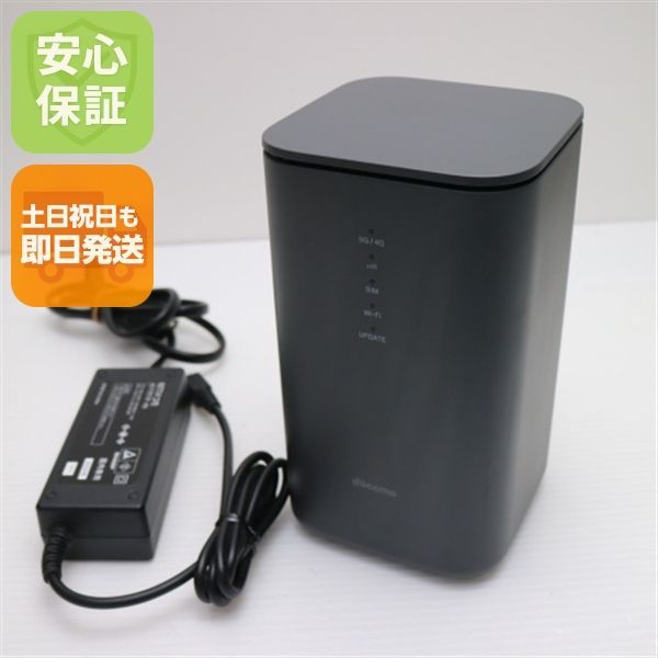 超美品 HR02 home 5G ダークグレー DoCoMo ルーター SHARP 即日発送