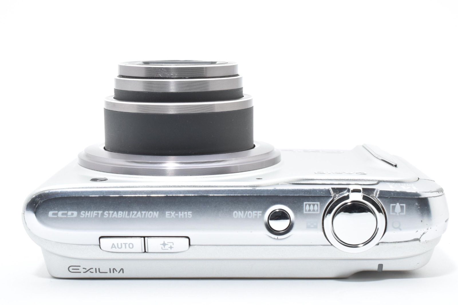 カシオ Casio EX-H15 コンパクトデジタルカメラ シルバー - メルカリ