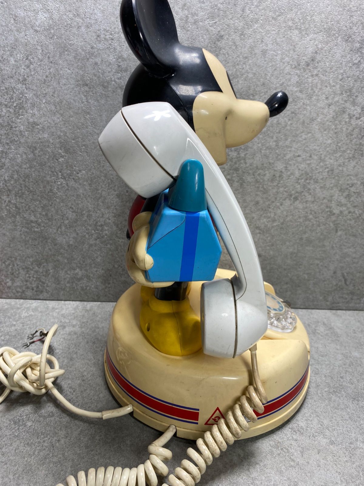昭和レトロ ディズニー ミッキーマウス 卓上電話 インテイア用 - メルカリ