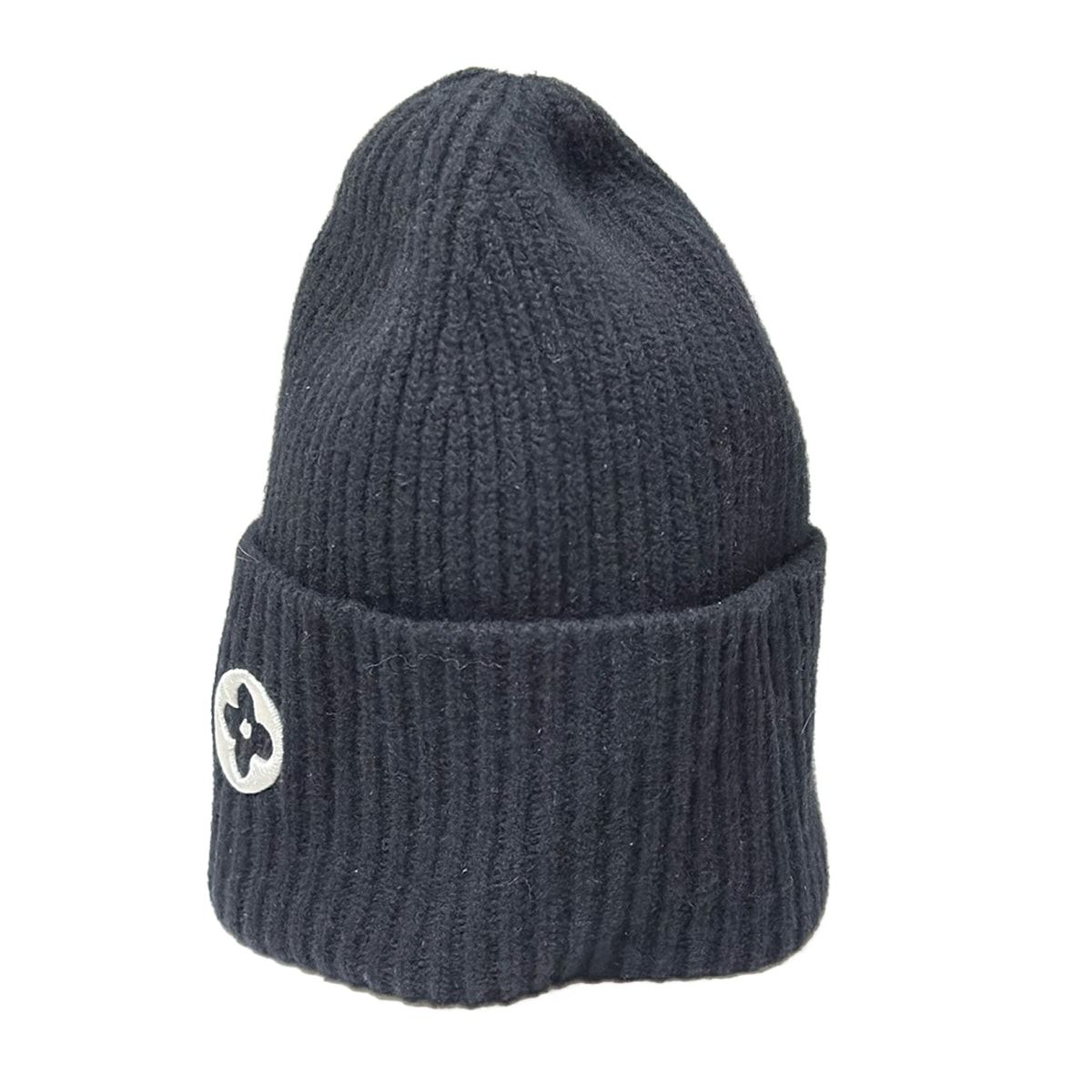 LOUIS VUITTON(ルイヴィトン) ニット帽 ビーニーLVヘッドライン M77872