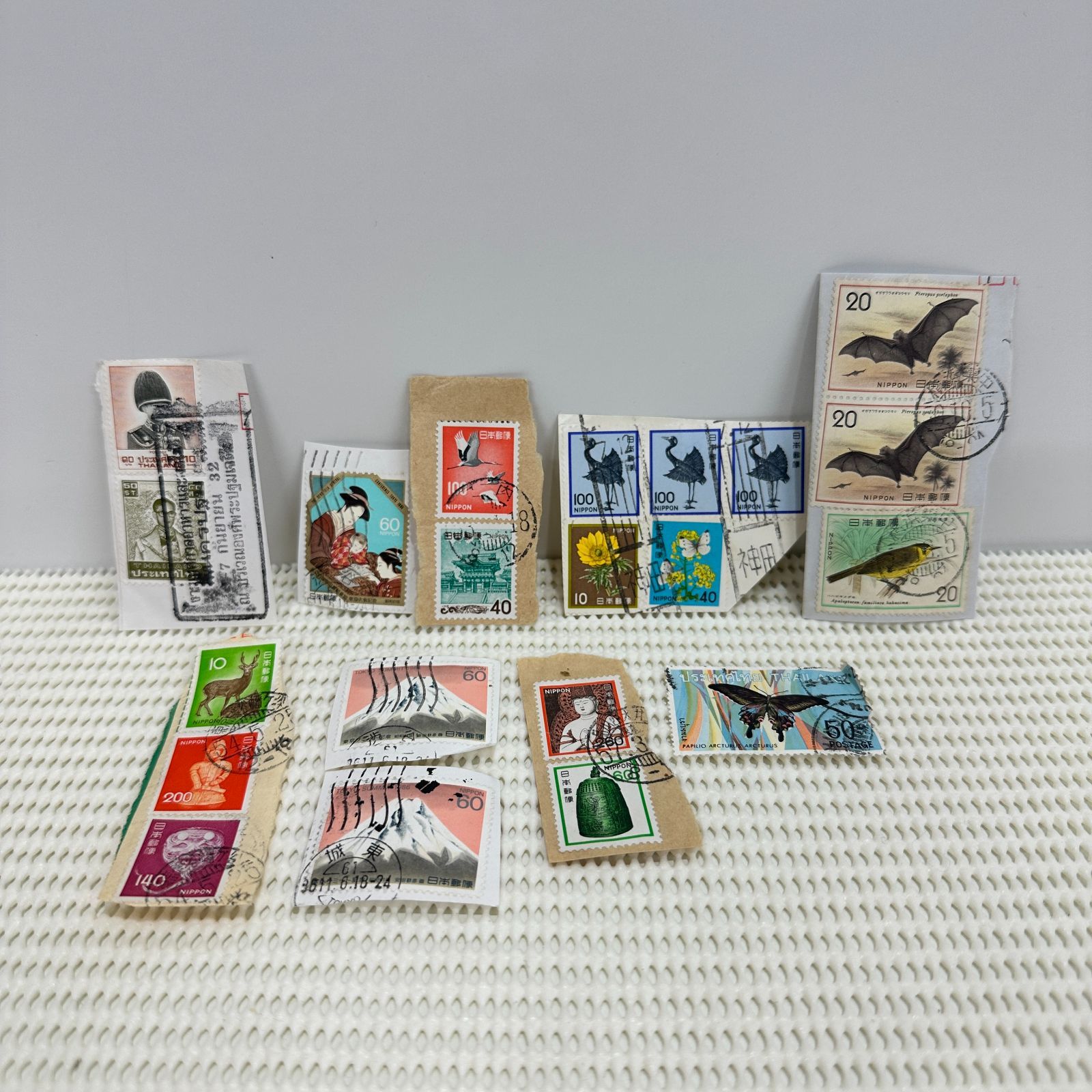 使用済み切手21枚セット 国内・海外両方 - メルカリ