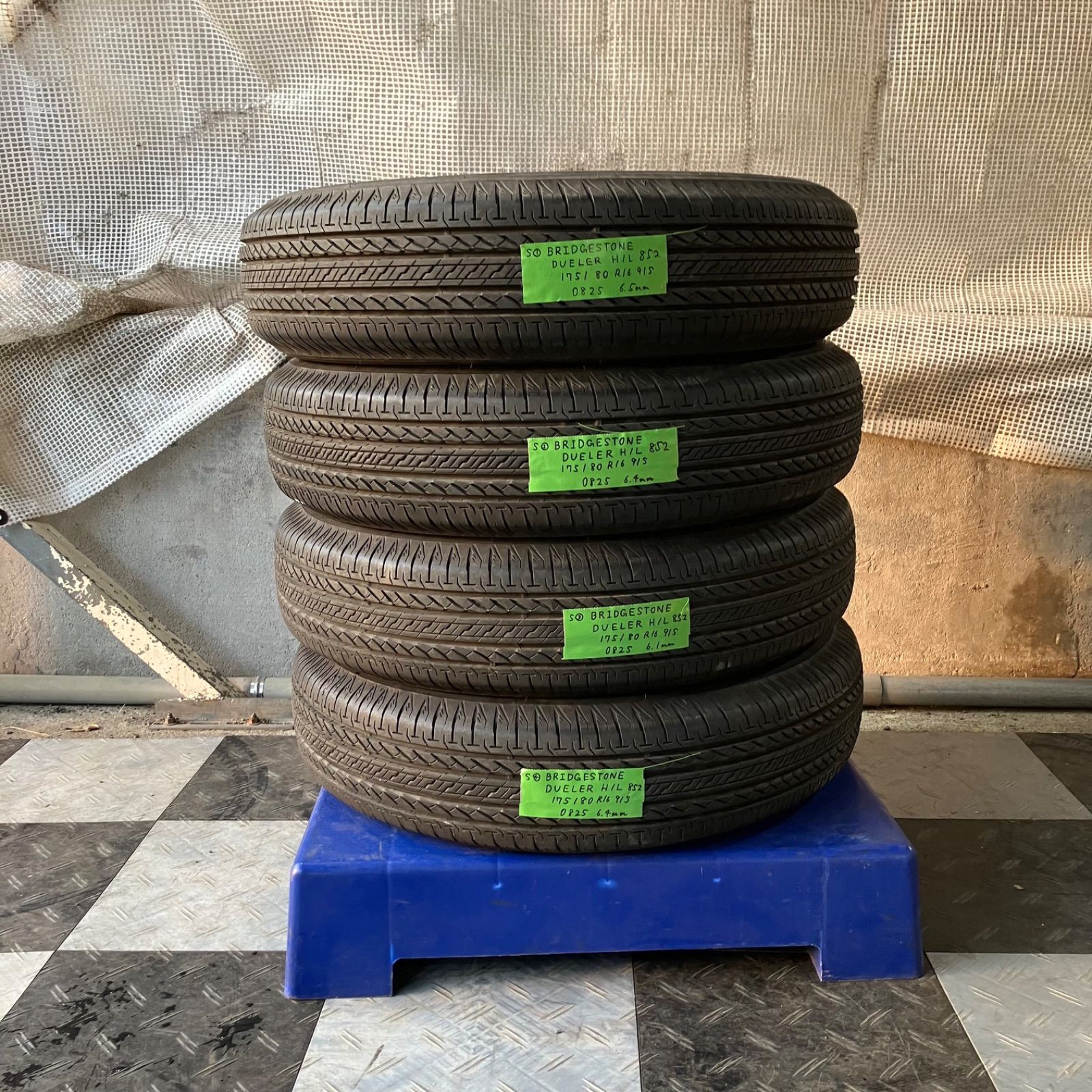 送料込み]175/80R16 91S 2025年製 BRIDGESTONE DUELER H/L 852 