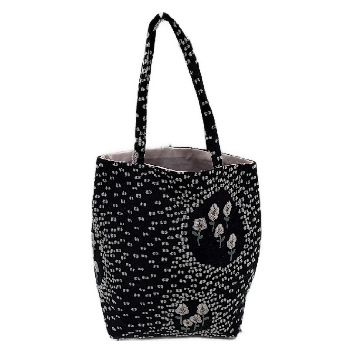 mina perhonen (mina)(ミナペルホネン) トートバッグ バラード 黒×白