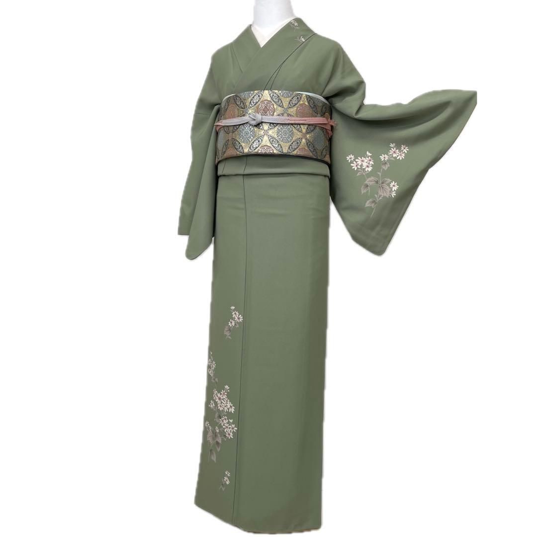 着物と帯 時流】ポ2657s◇洗える付下げ◇Kansai山本寛斎 大きいサイズ