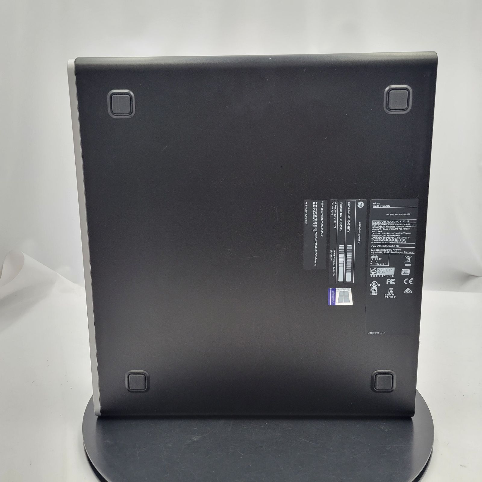 ☆外観スレあり/ジャンク☆HP EliteDesk 800 G4 SFF [Core i7 8700 8GB