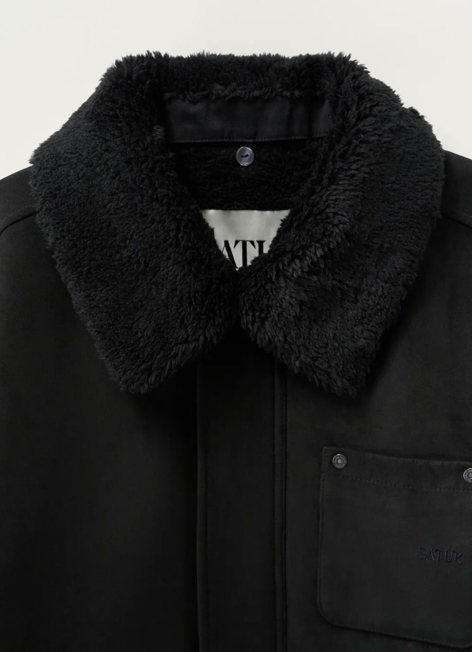 ☆ SATUR ☆Synthetic Suede Blouson Jumper 【公式通販】