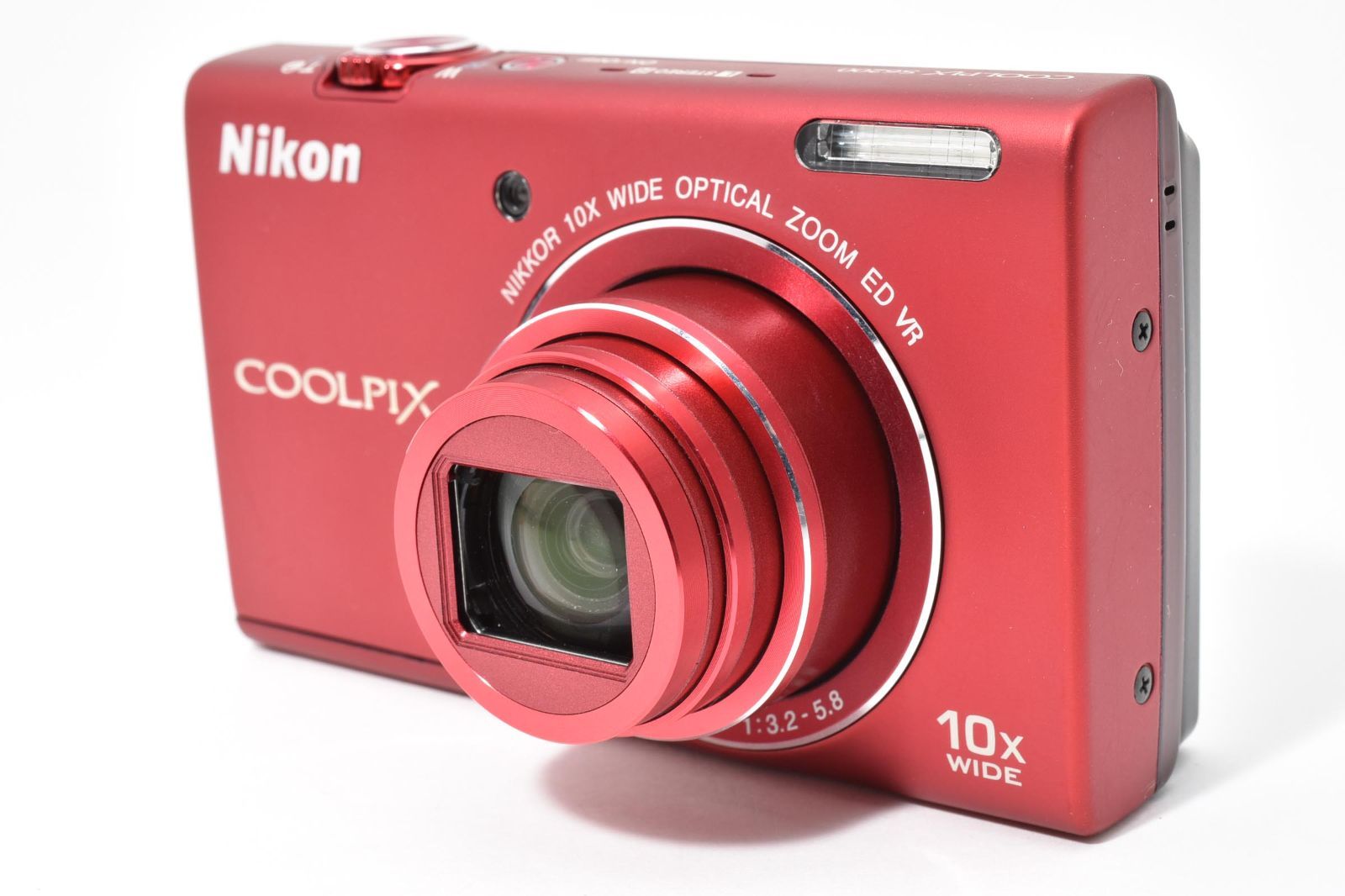 Nikon ニコン COOLPIX S6200 レッド 元箱 /2697 動作OK 返金保証