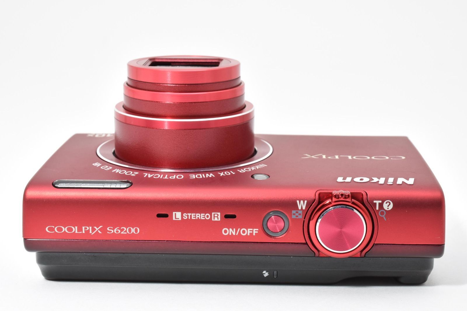 Nikon ニコン COOLPIX S6200 レッド 元箱 /2697 動作OK 返金保証