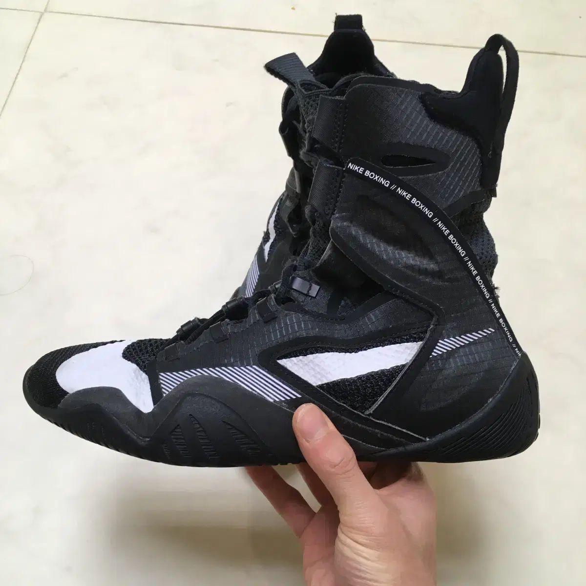 ナイキ ハイパー KO2 ボクシング シューズ 285 / 280 ブラック 白