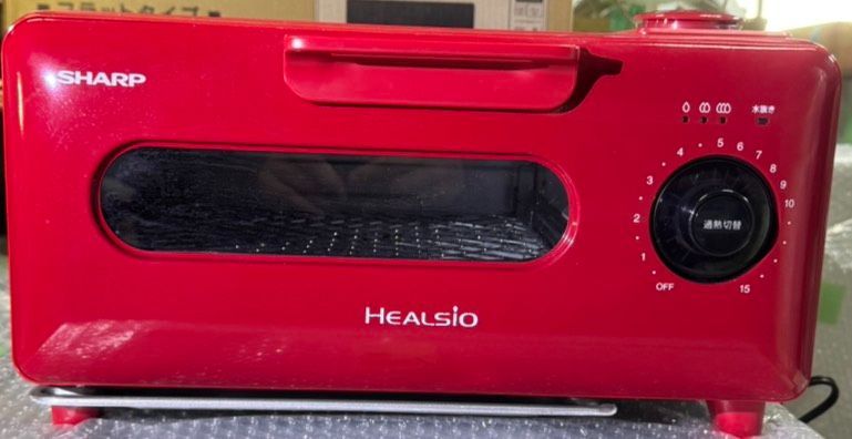 シャープ HEALSIO ヘルシオ AX-H1-R ウォーターオーブン 2019年製 赤色 