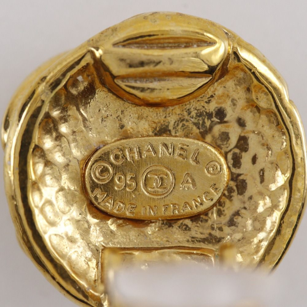 CHANEL】シャネル ココマーク ヴィンテージ 金メッキ 95A レディース 