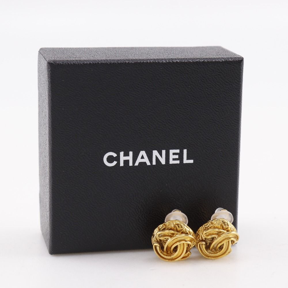 CHANEL】シャネル ココマーク ヴィンテージ 金メッキ 95A レディース 