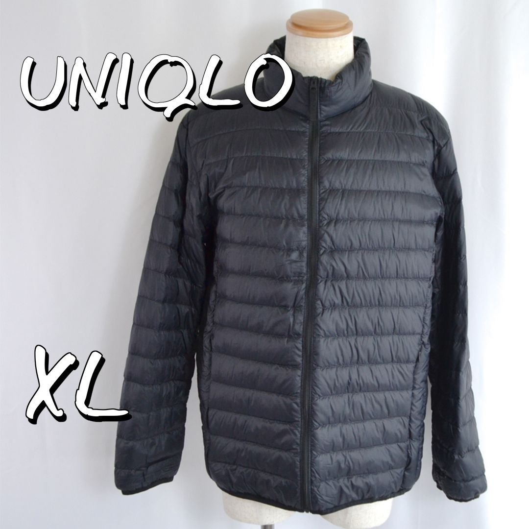極美品】UNIQLOユニクロ メンズ 収納袋付きウルトラライトダウン