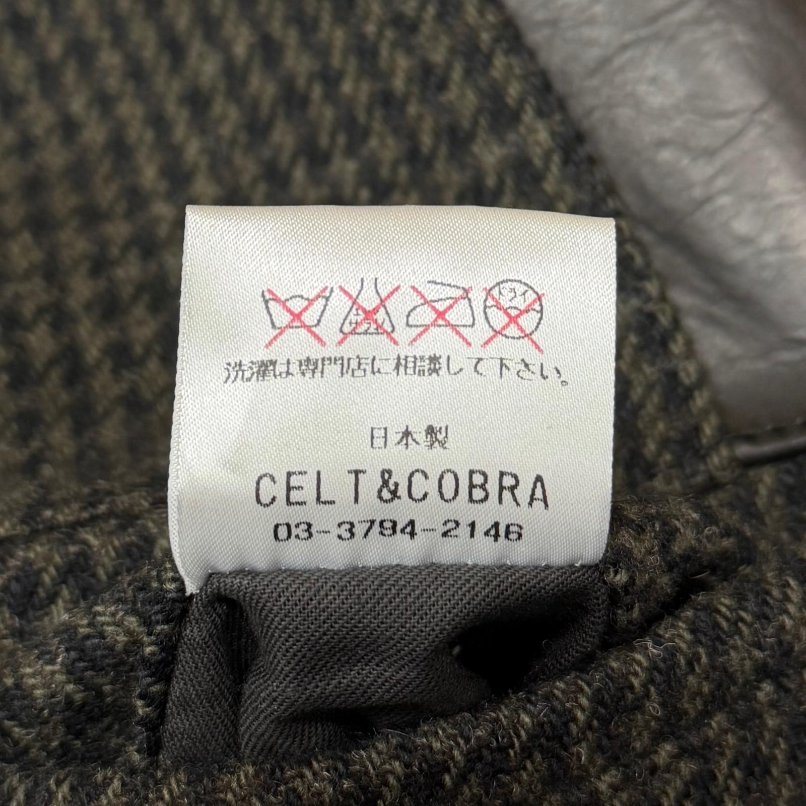 CELT&COBRA シングルライダースジャケット 革ジャン ライダース レザー