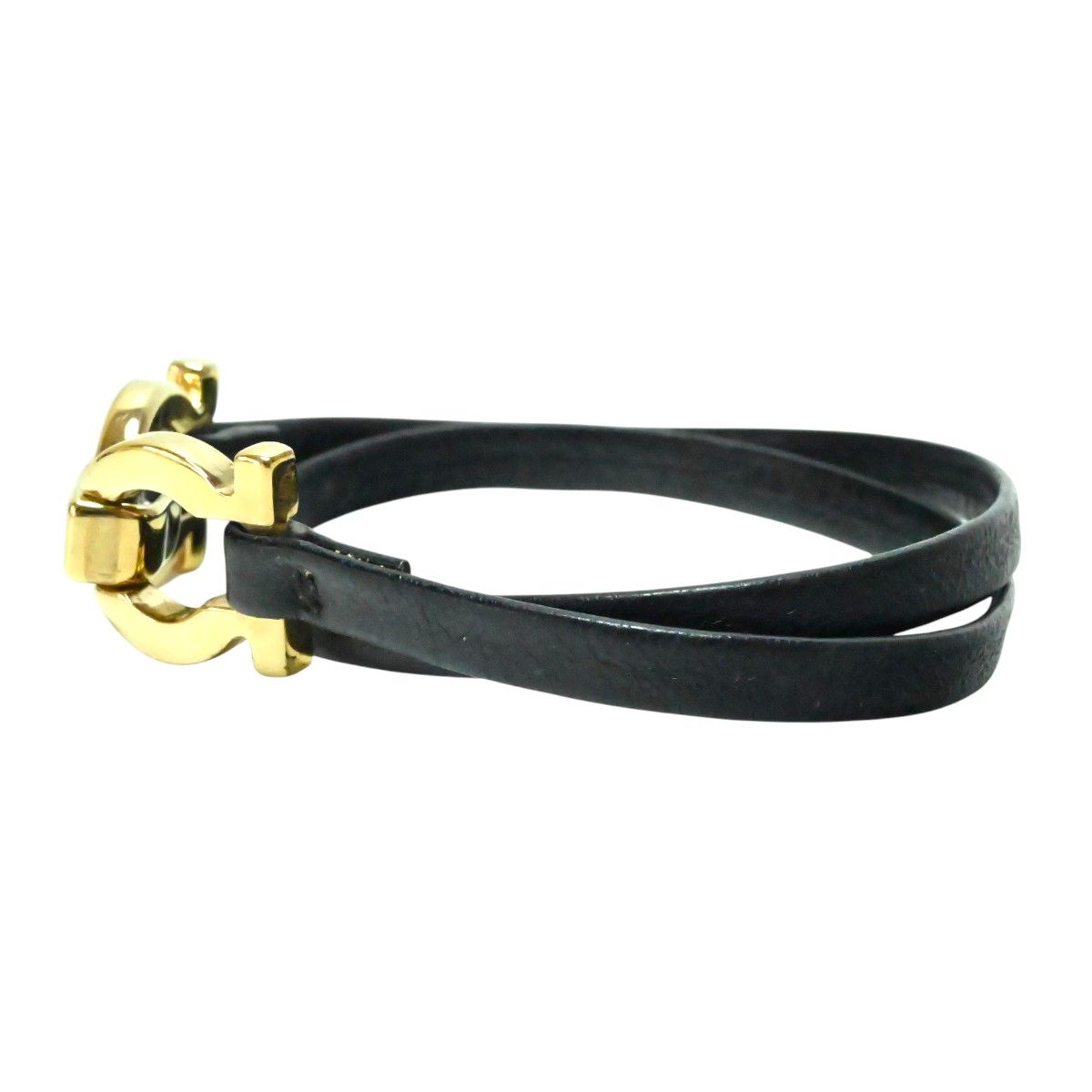 Salvatore Ferragamo サルヴァトーレフェラガモ ガンチーニ レザ― 2連