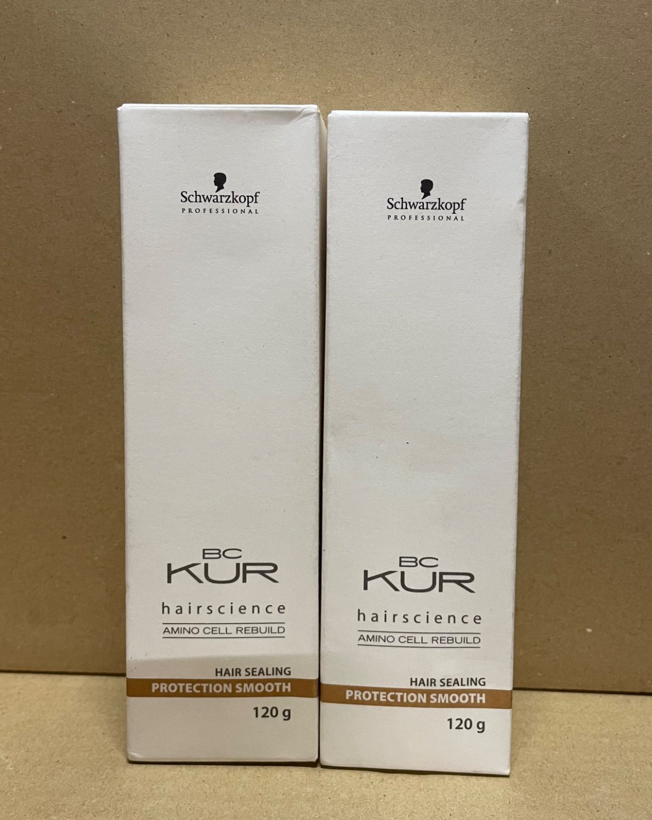 【新品未開封】BCKUR BCクア シュワルツコフ プロテクション スムース 洗い流さないヘアトリートメント 120g ×2個セット