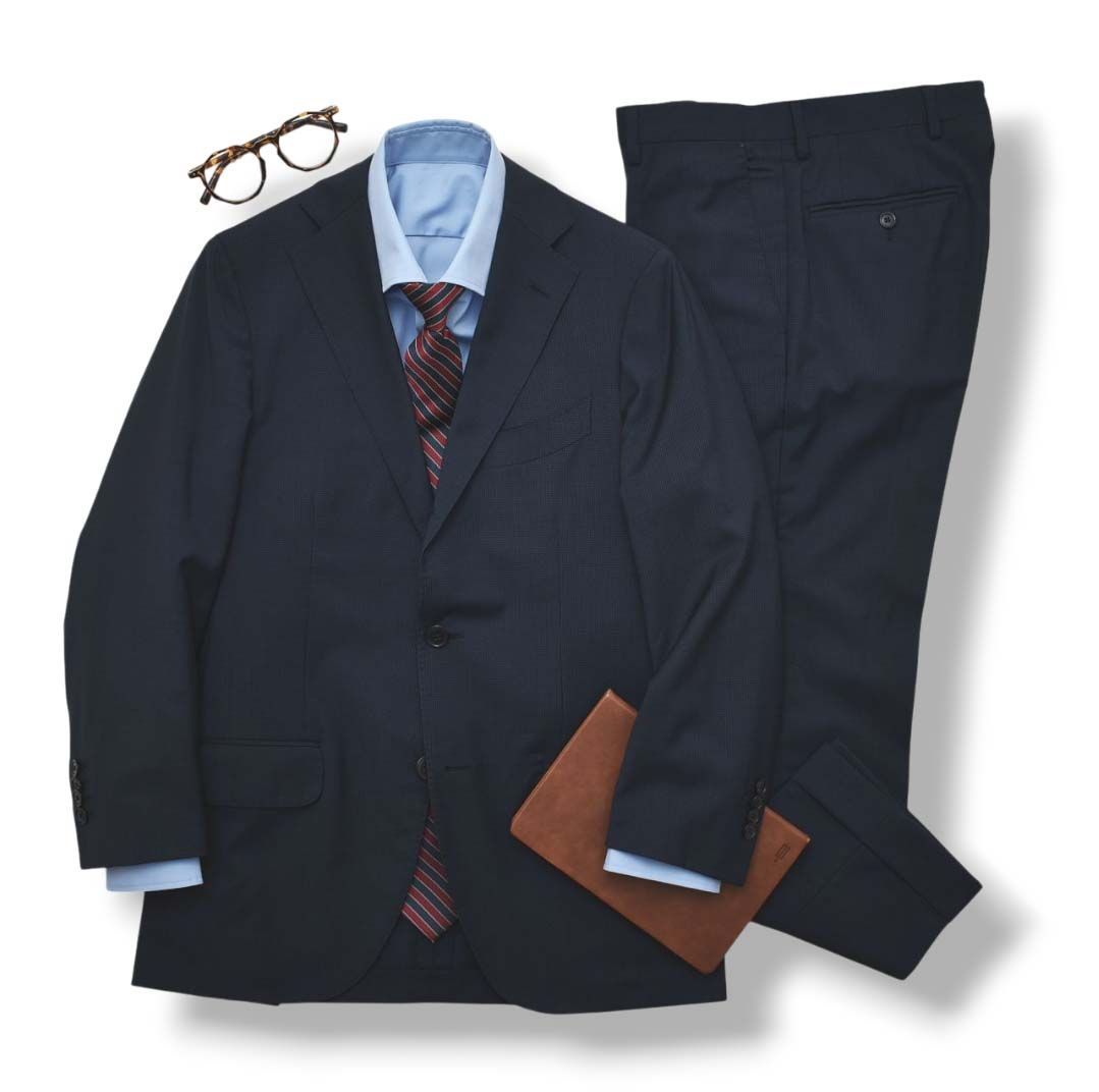 高級】 イタリア製 ラルディーニ LARDINI シングル 段返り3B スーツ