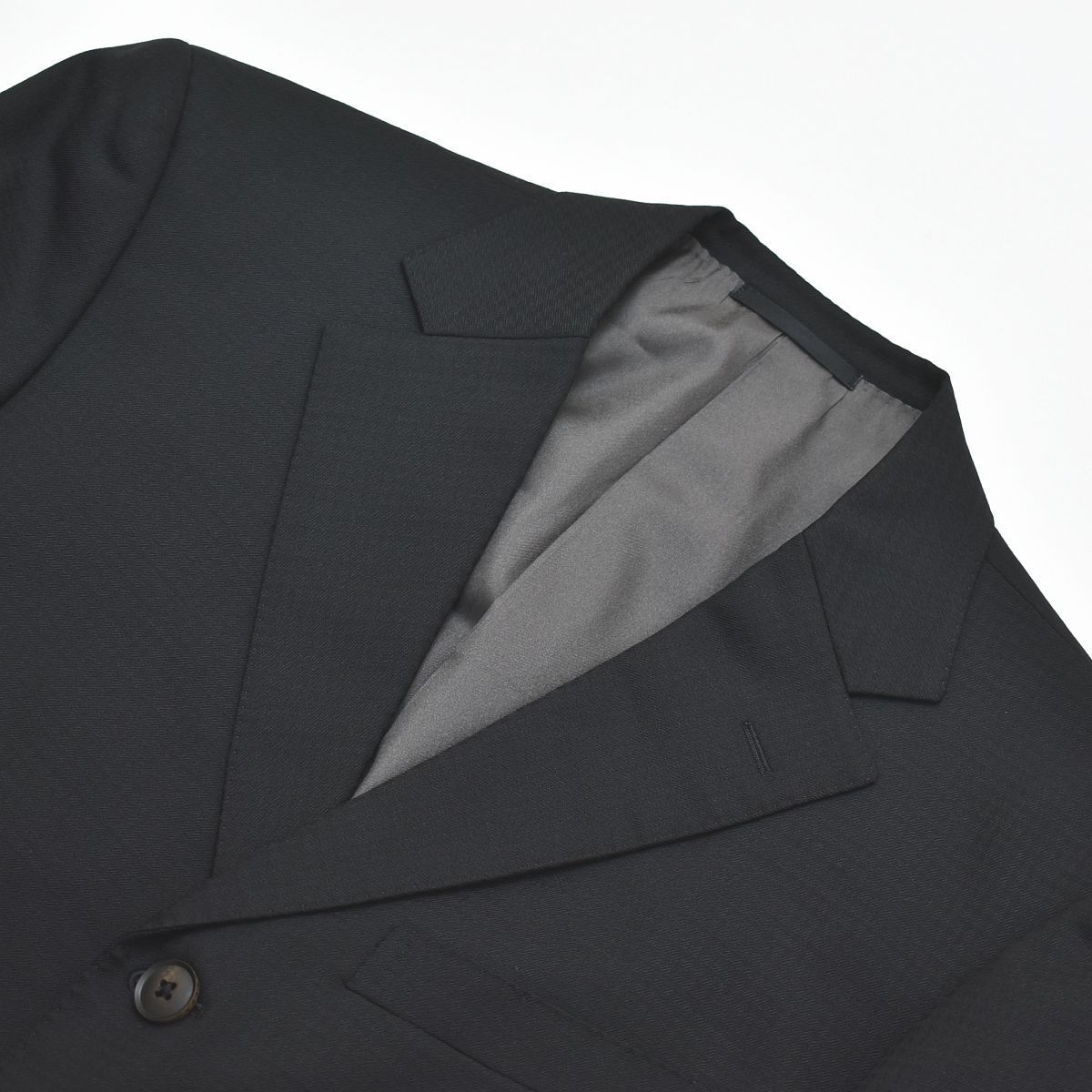 美品【バーバリーロンドン】総ロゴデザイン　シャドーストライプ　総裏　A4 S〜M 美品】 バーバリー ロンドン BURBERRY LONDON シャドー千鳥格子柄