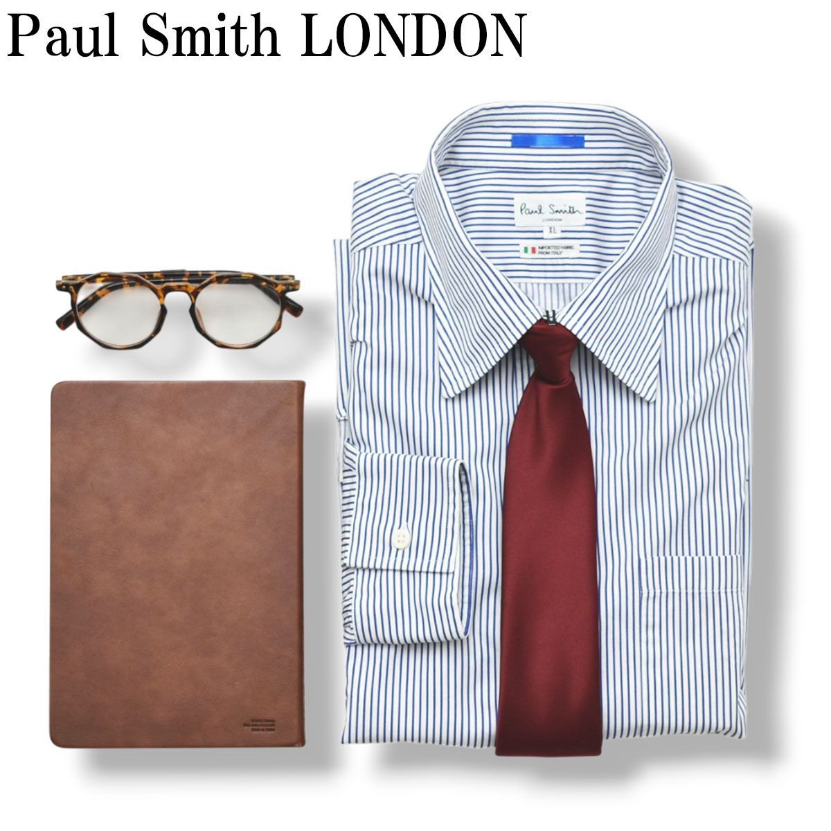 イタリア製生地】 ポールスミス ロンドン Paul Smith LONDON 長袖 