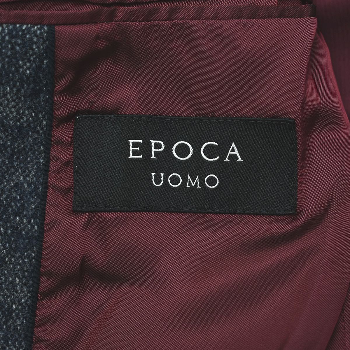 上質】 エポカ ウォモ EPOCA UOMO ツイード モヘヤ混 ウール ロング