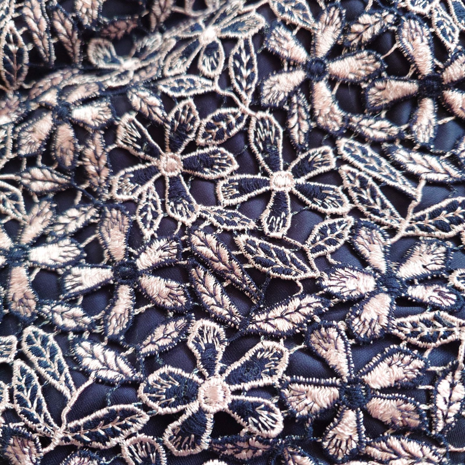 新品 エポカ EPOCA 総レース 花柄 刺繍 膝丈 ワンピース ドレス