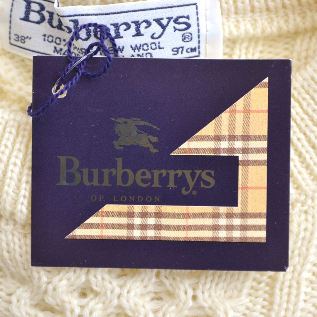 新品】BURBERRYSバーバリーズ 90sヴィンテージ英国製デッドストック品