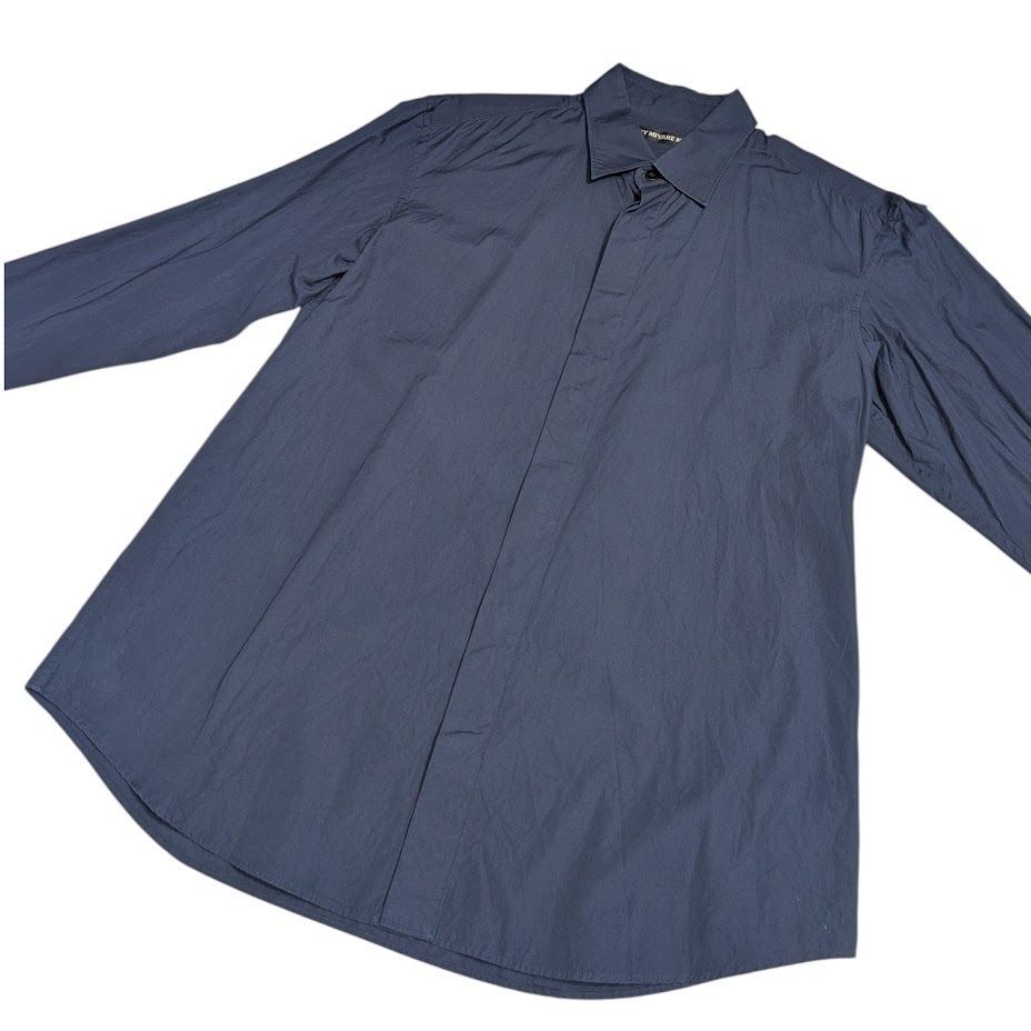 ISSEY MIYAKE MEN イッセイミヤケ 長袖シャツ ME63FJ024 ネイビー