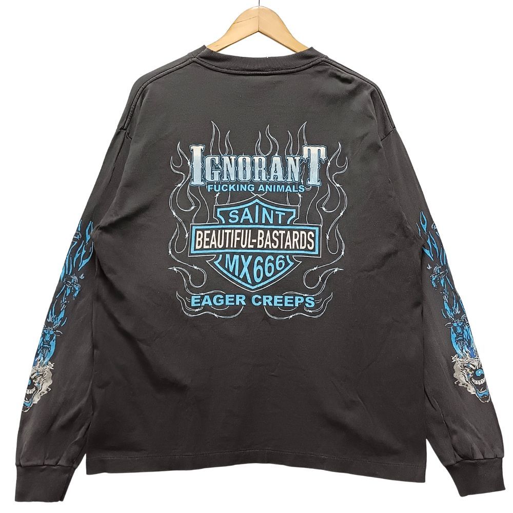 SAINT MICHAEL セントマイケル 品番 SM-YS1-0000-013 LS TEE BTFL