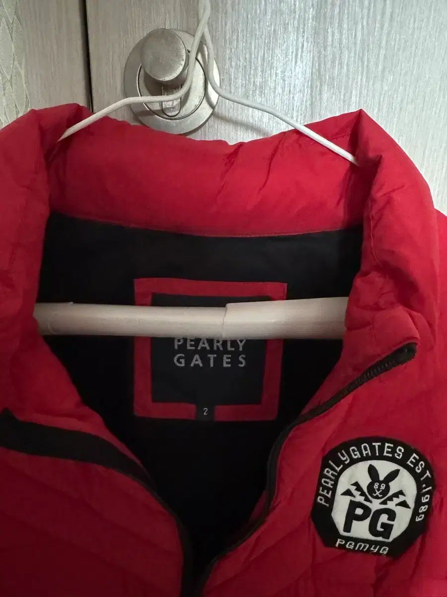 PEARLY GATES ダウン アウター レッド - メルカリ