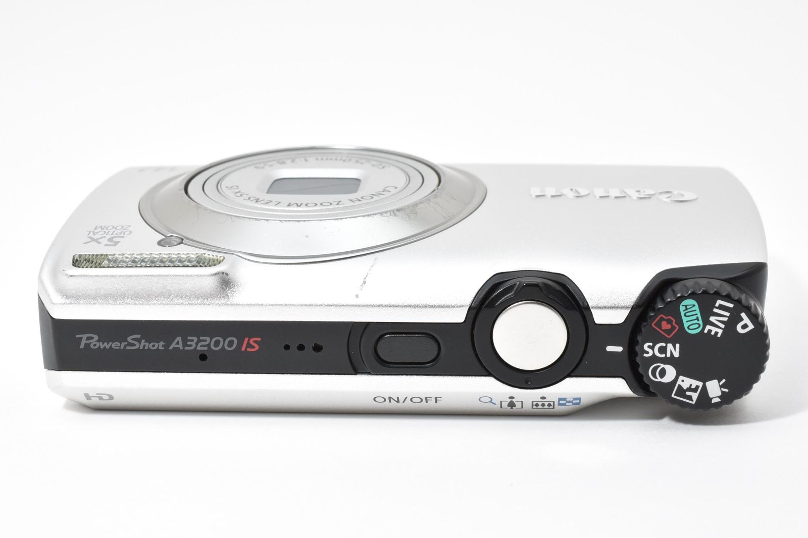 Canon キャノン PowerShot A3200 IS シルバー /2706 動作OK 返金保証