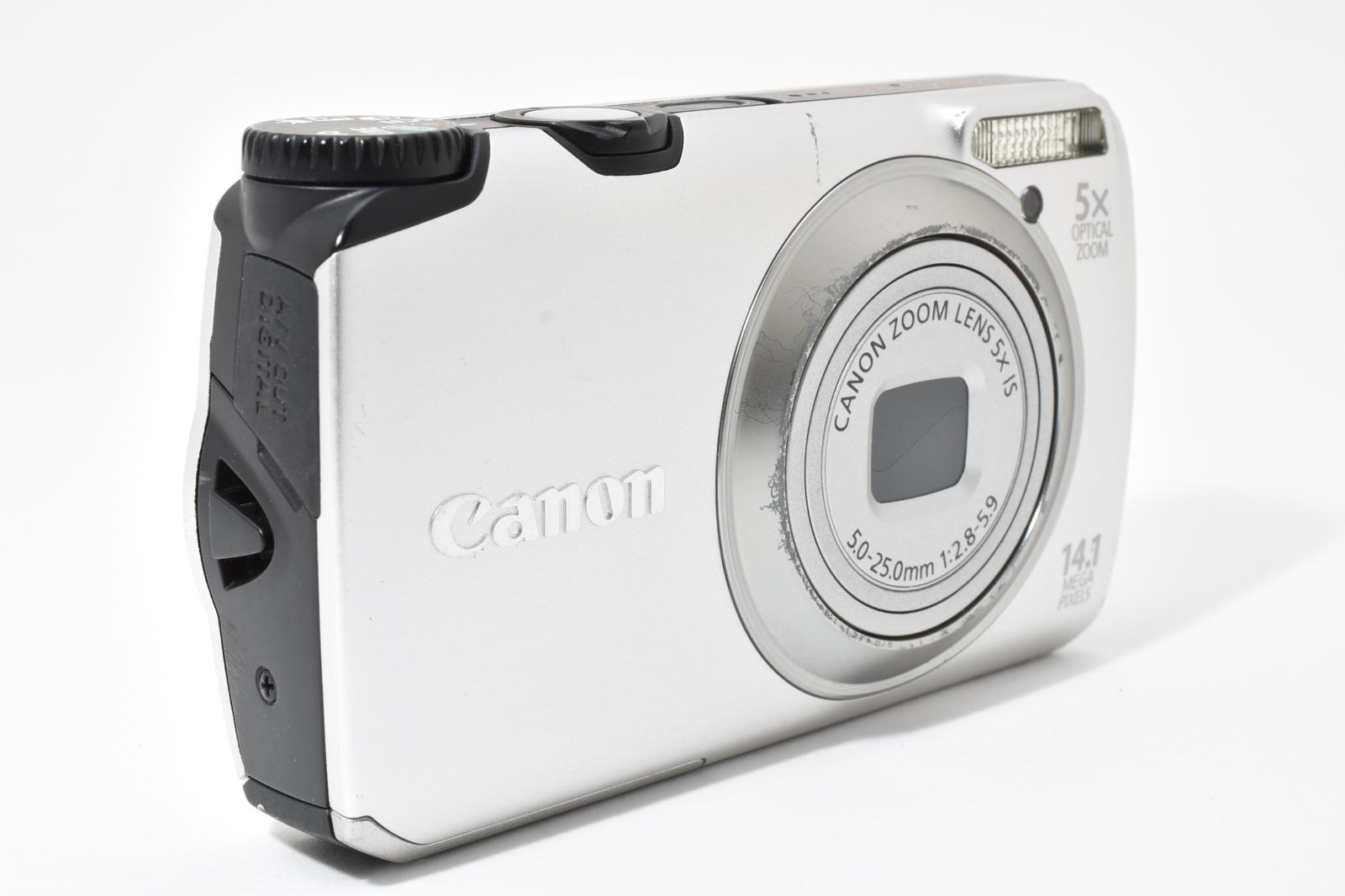 Canon キャノン PowerShot A3200 IS シルバー /2706 動作OK 返金保証
