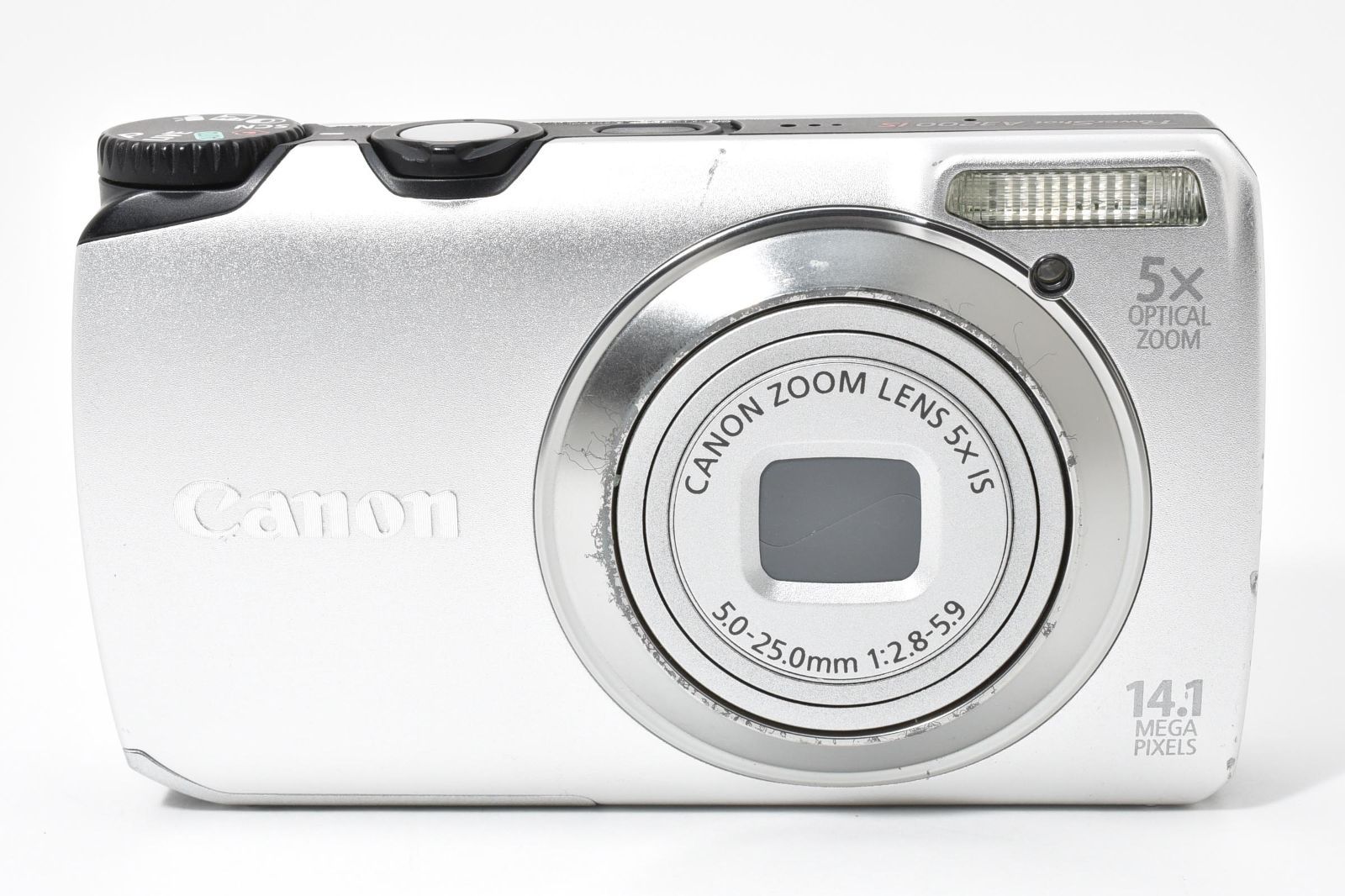 Canon キャノン PowerShot A3200 IS シルバー /2706 動作OK 返金保証