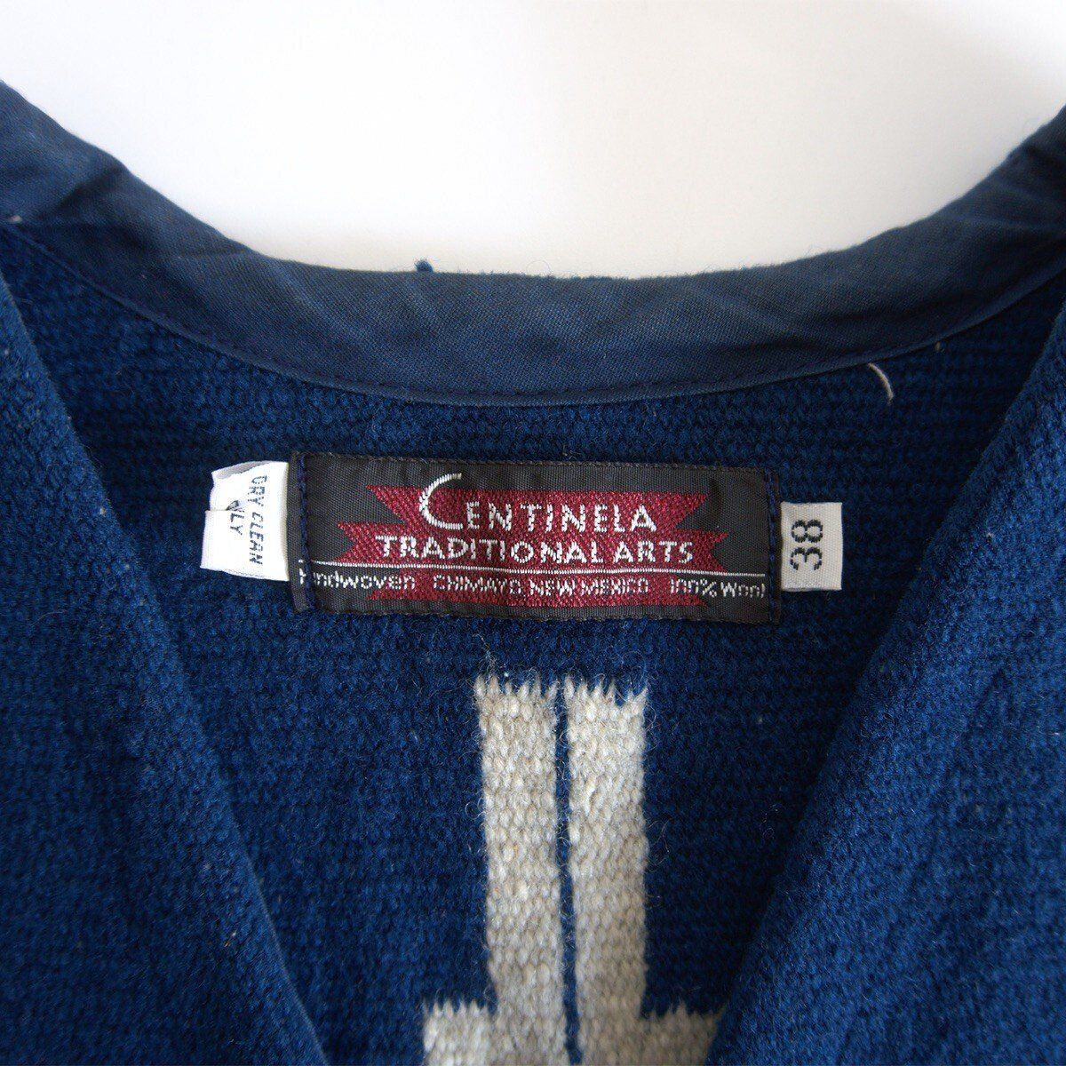 美品】 CENTINELA TRADITIONAL ARTS 【 チマヨベスト 】38 ネイビー