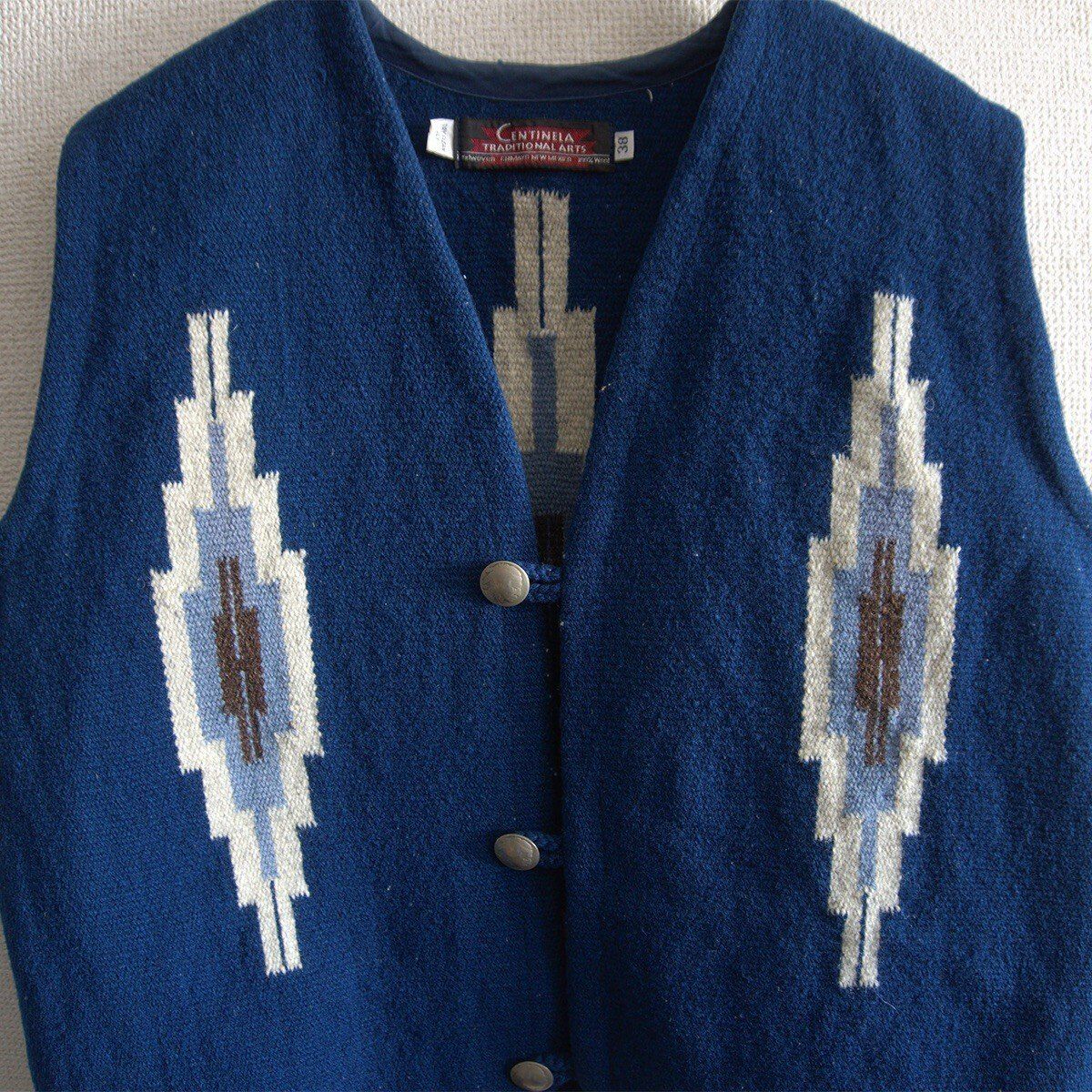 美品】 CENTINELA TRADITIONAL ARTS 【 チマヨベスト 】38 ネイビー