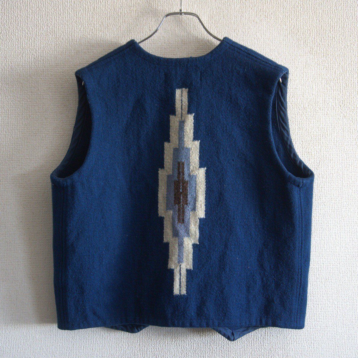 センチネラ CENTINELA TRADITIONAL ARTSチマヨベスト38 美品】 CENTINELA TRADITIONAL ARTS 【 チマヨベスト 】38 ネイビー