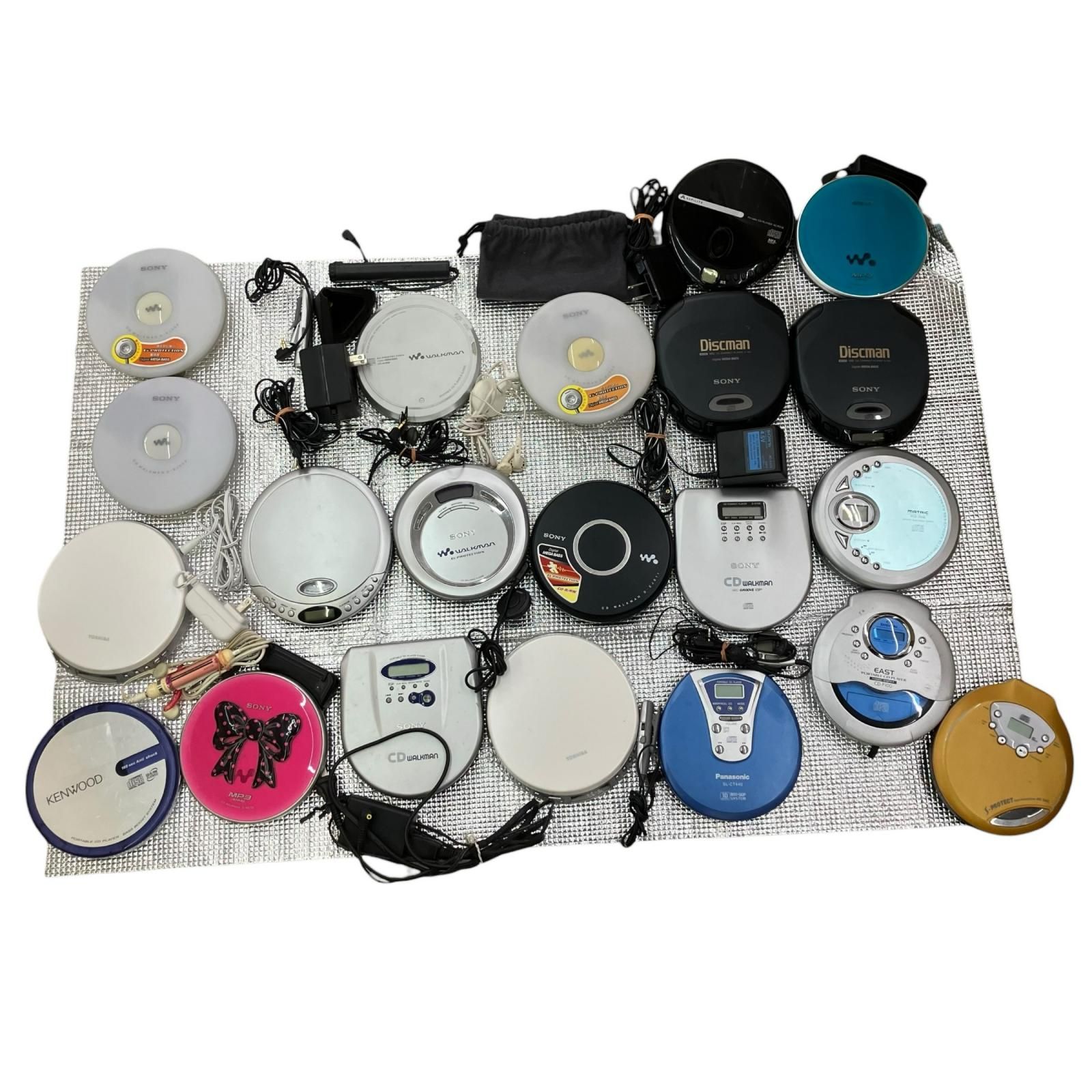 186001 動作未確認 SONY/Panasonic/Kenwood 等 CDプレーヤー 21点