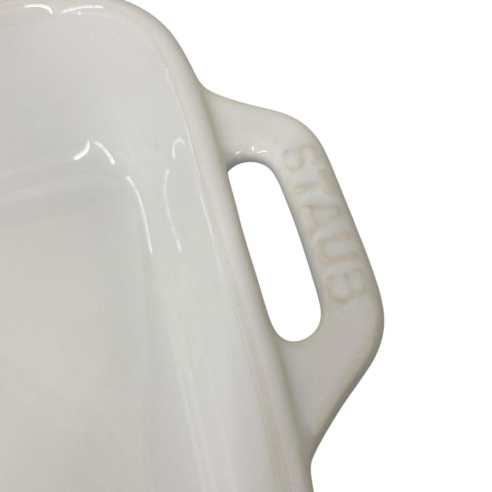 170460 新品未使用 staub ストウブ レクタンギュラーディッシュ 20