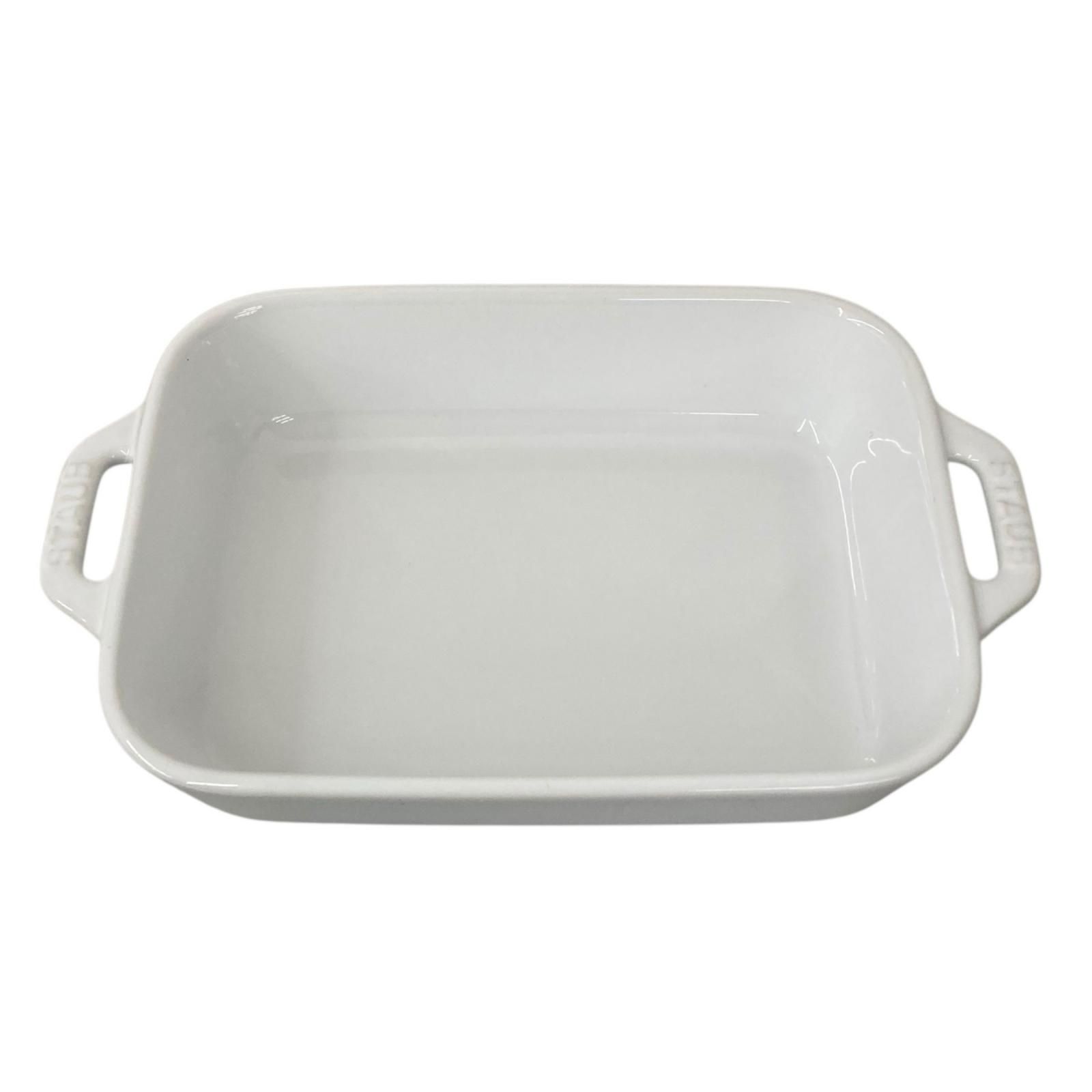 170460 新品未使用 staub ストウブ レクタンギュラーディッシュ 20