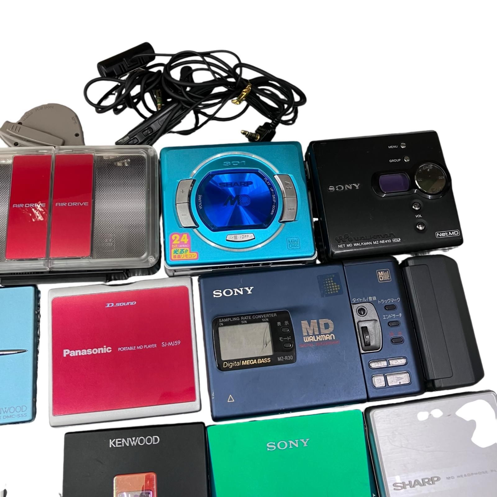 186001 動作未確認 SONY/Panasonic/SHARP/Kenwood 等 MDプレーヤー 17