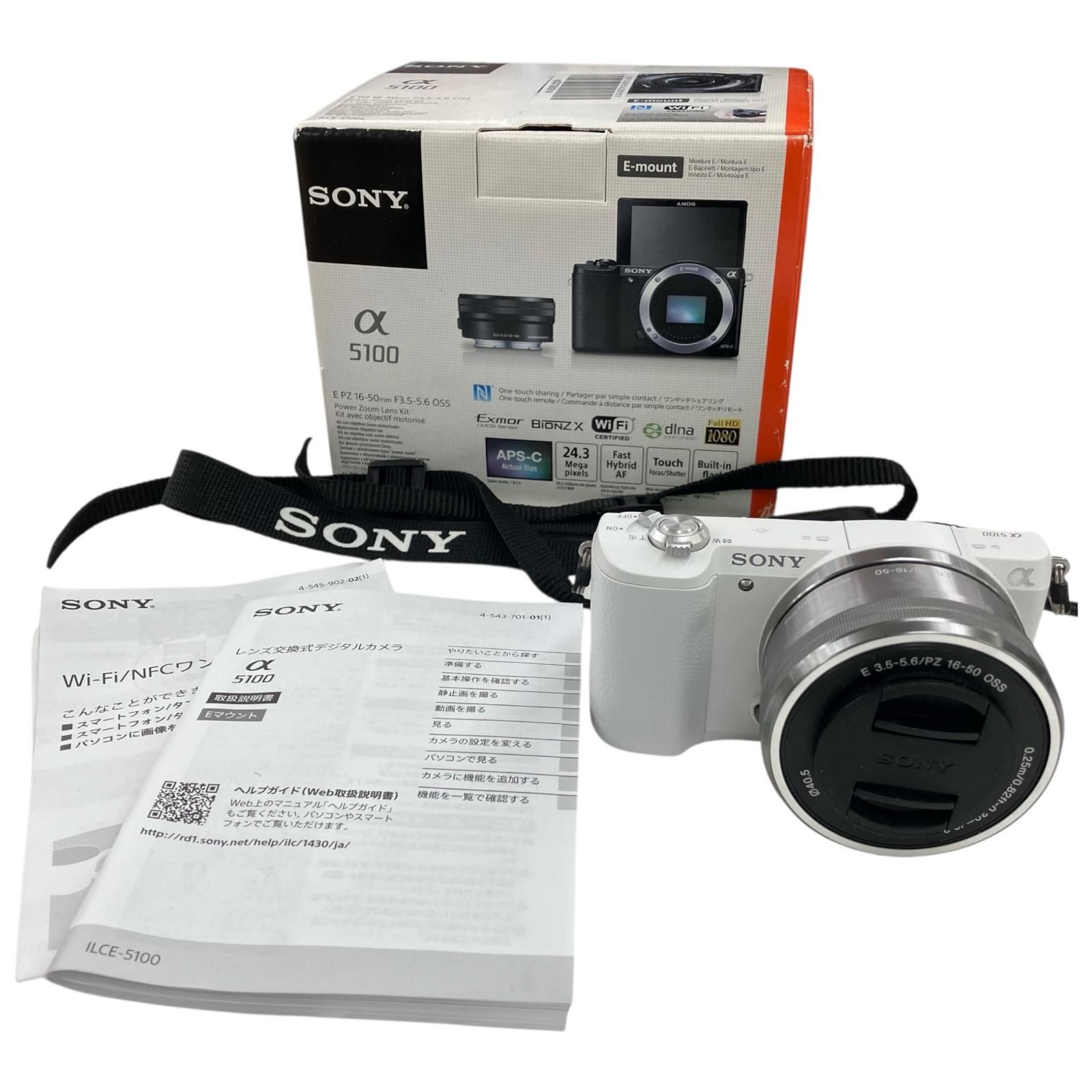 186000 動作未確認 SONY ソニー ミラーレス一眼レフカメラ α5100