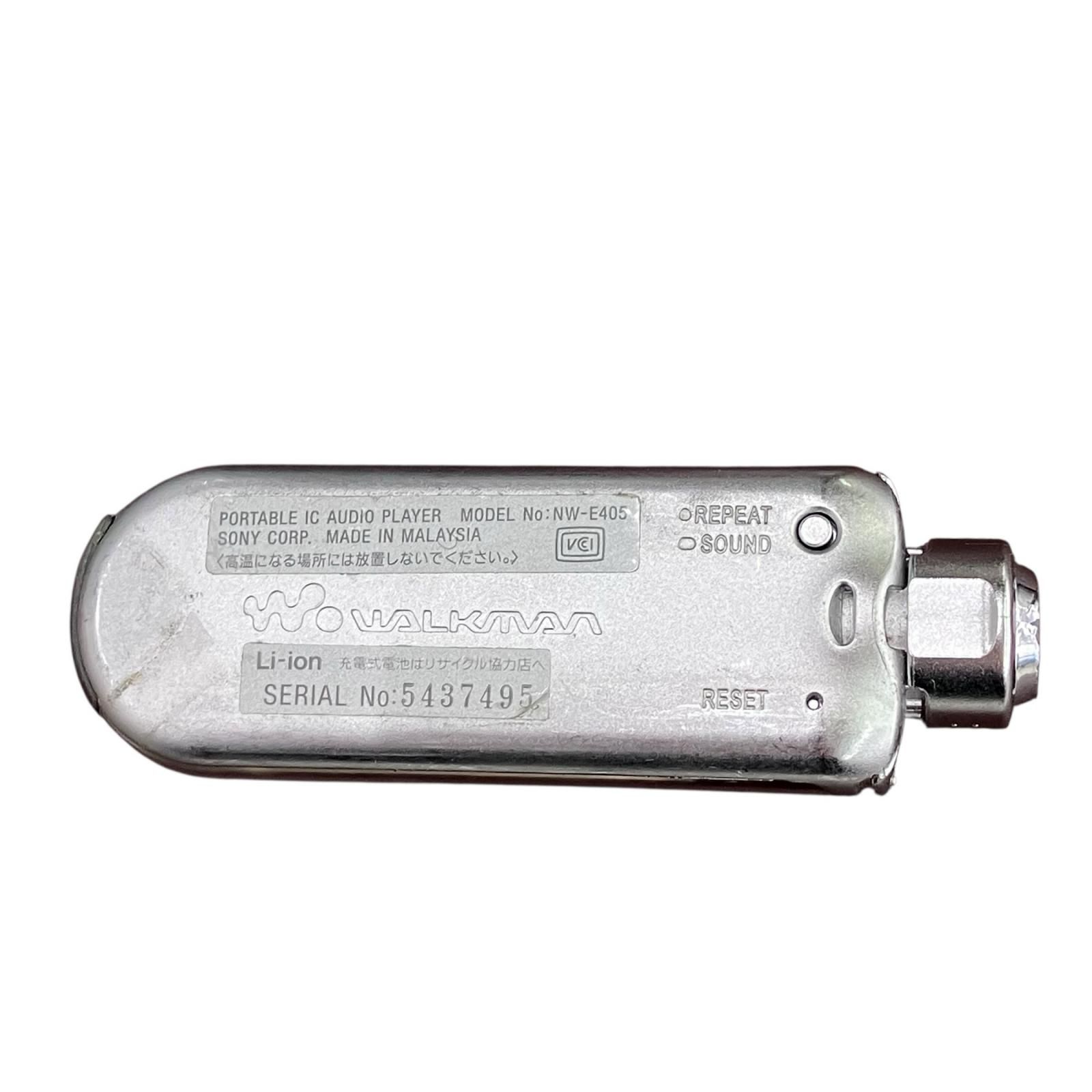 186001 動作未確認 SONY ソニー ウォークマン NW-E405 - メルカリ