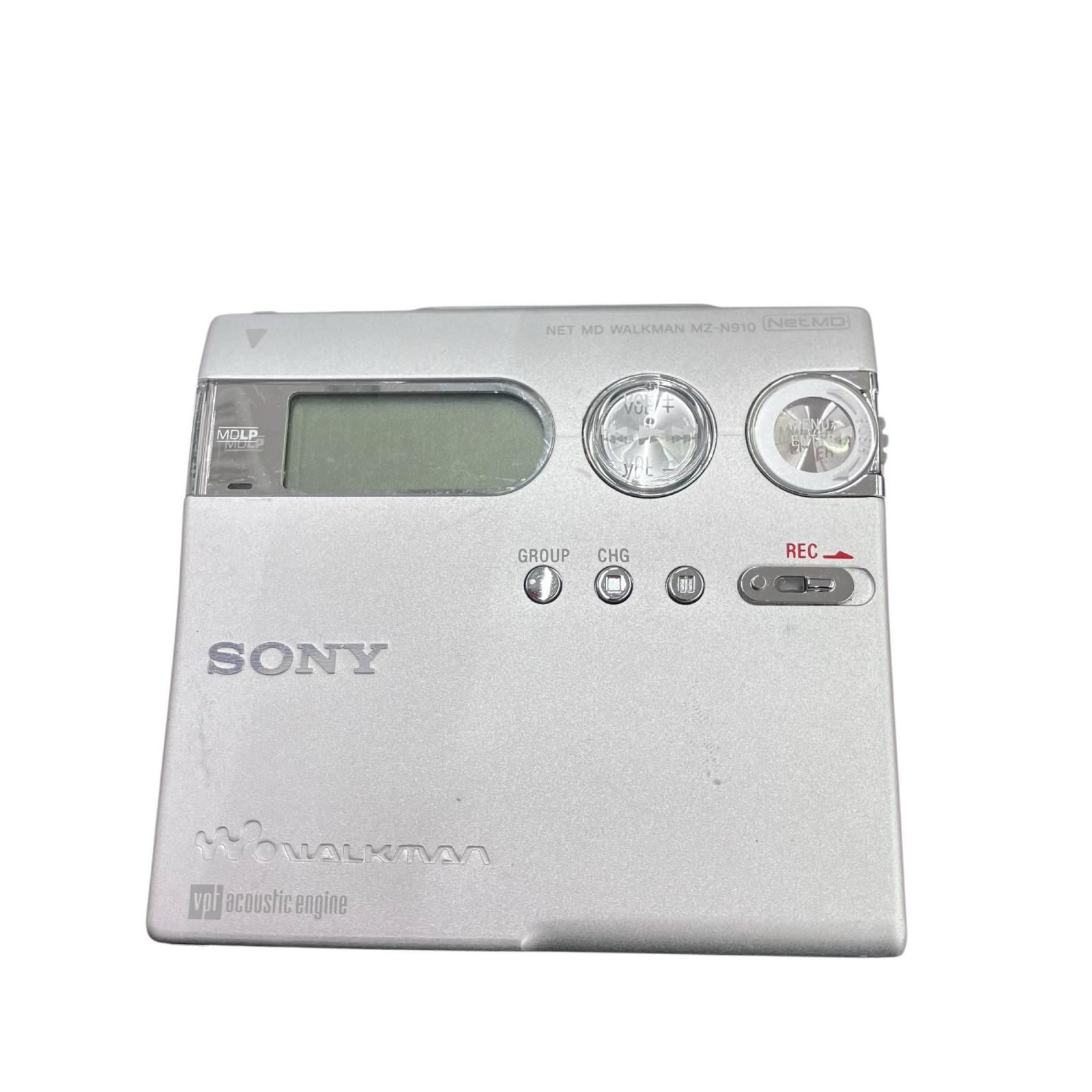 186001 動作未確認 SONY ソニー ポータブルMDプレーヤー ウォークマン