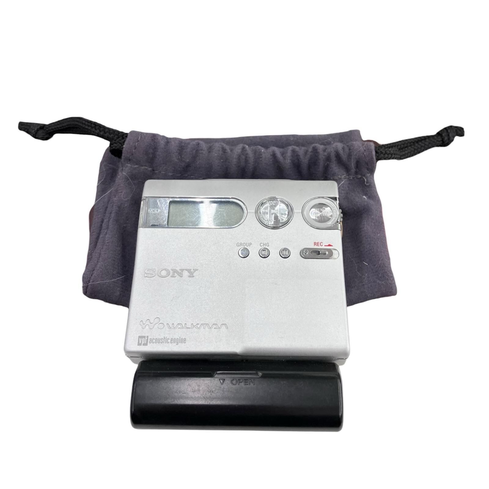 186001 動作未確認 SONY ソニー ポータブルMDプレーヤー MZ-N910